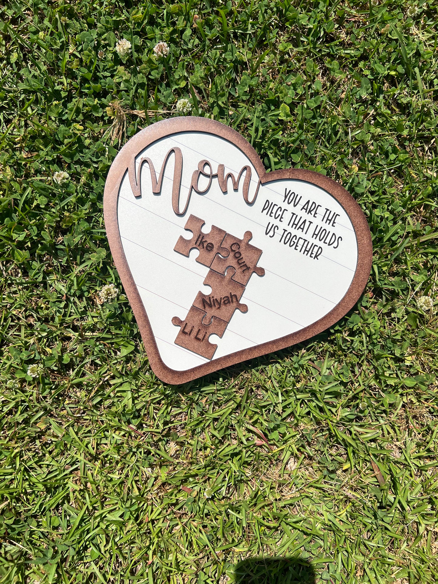 Mom Heart Sign