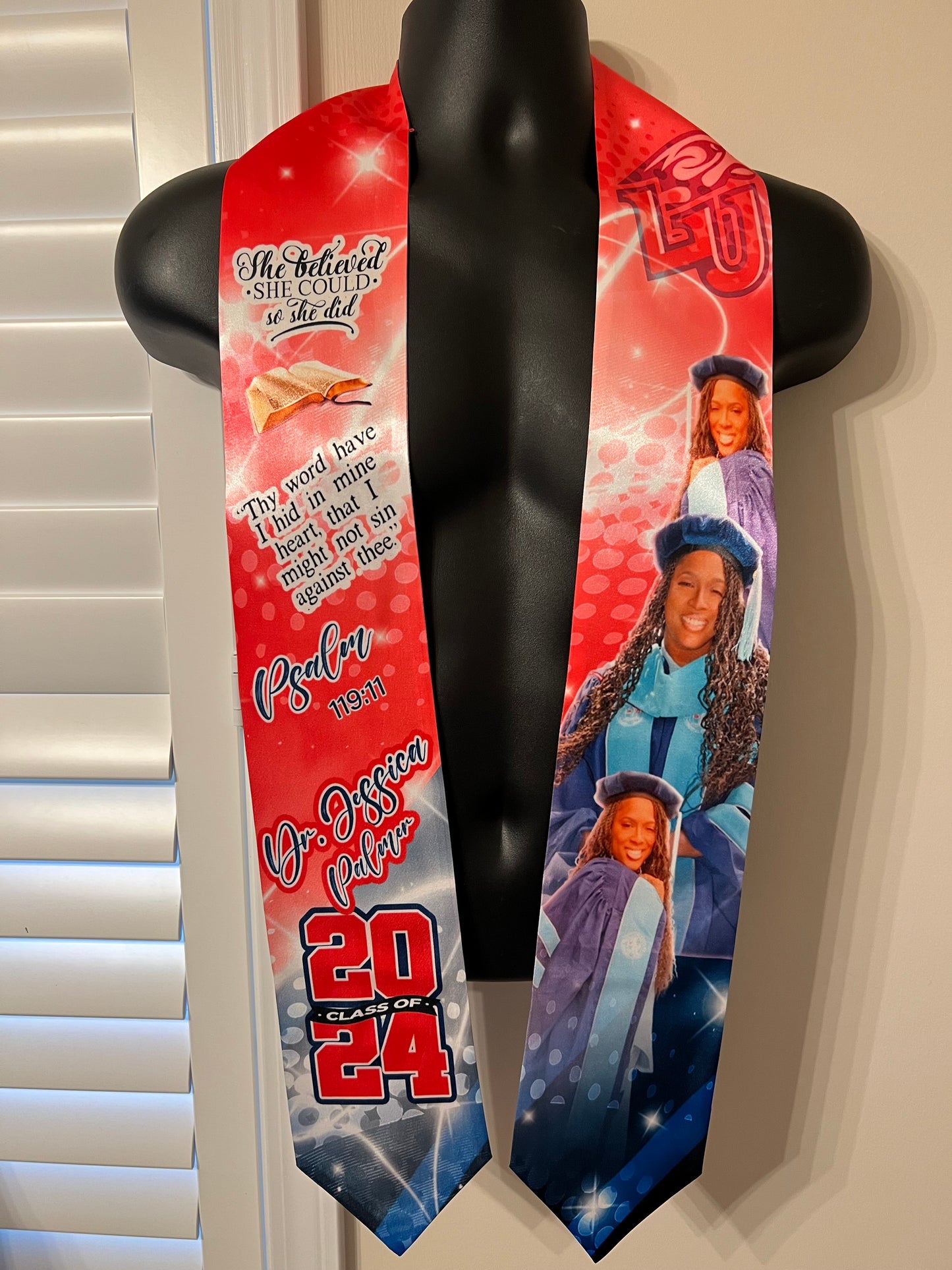 Custom Graduation Stole