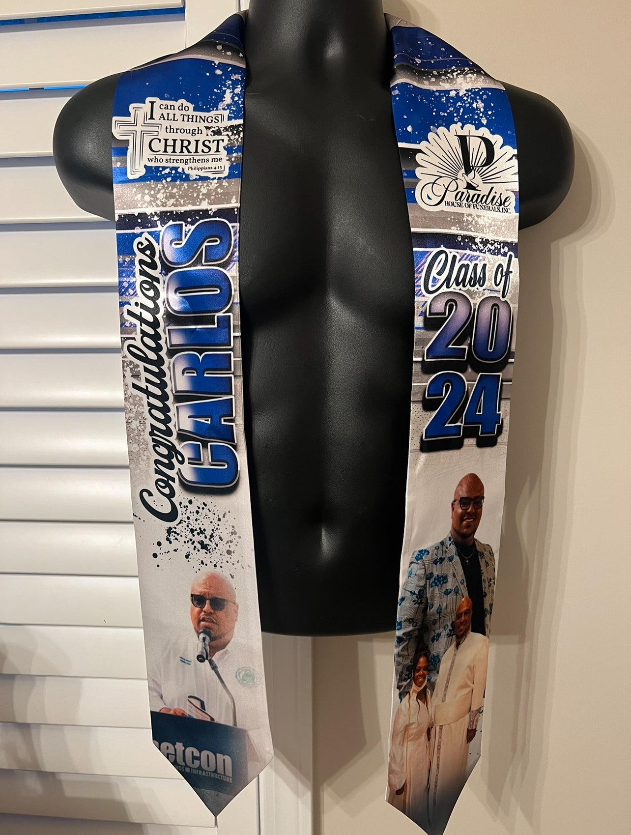 Custom Graduation Stole
