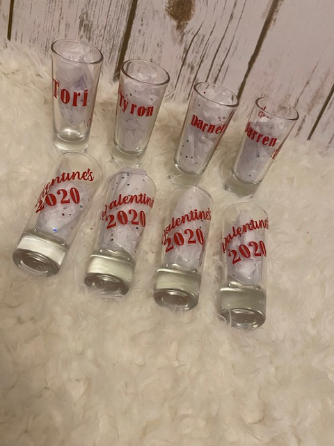 Shot Glass w/ Vinyl