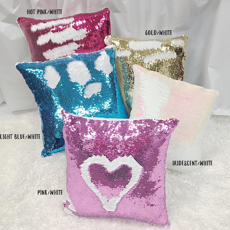 Custom Sequin Pillow