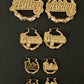 Name Plate Hoop Earrings